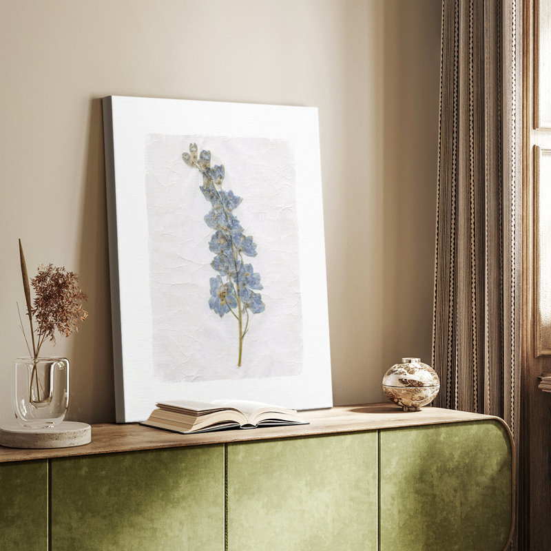 Découpage floral I -Galerie enveloppée Cavas, H 27 po x l 18 po