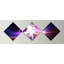 « illumineing purple design on black », impression à multiples images sur toile