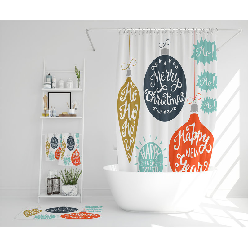 Jovita Polyester Shower Curtain Set
