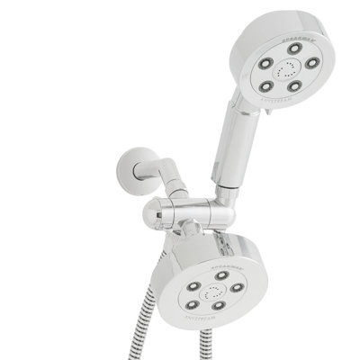Neo Massage Dual Shower Head with Anystream 360° Spray Technology