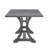 Dining Table Set, Rectangular Trestle Table And Upholstered Chairs Bench-331066754-331066752