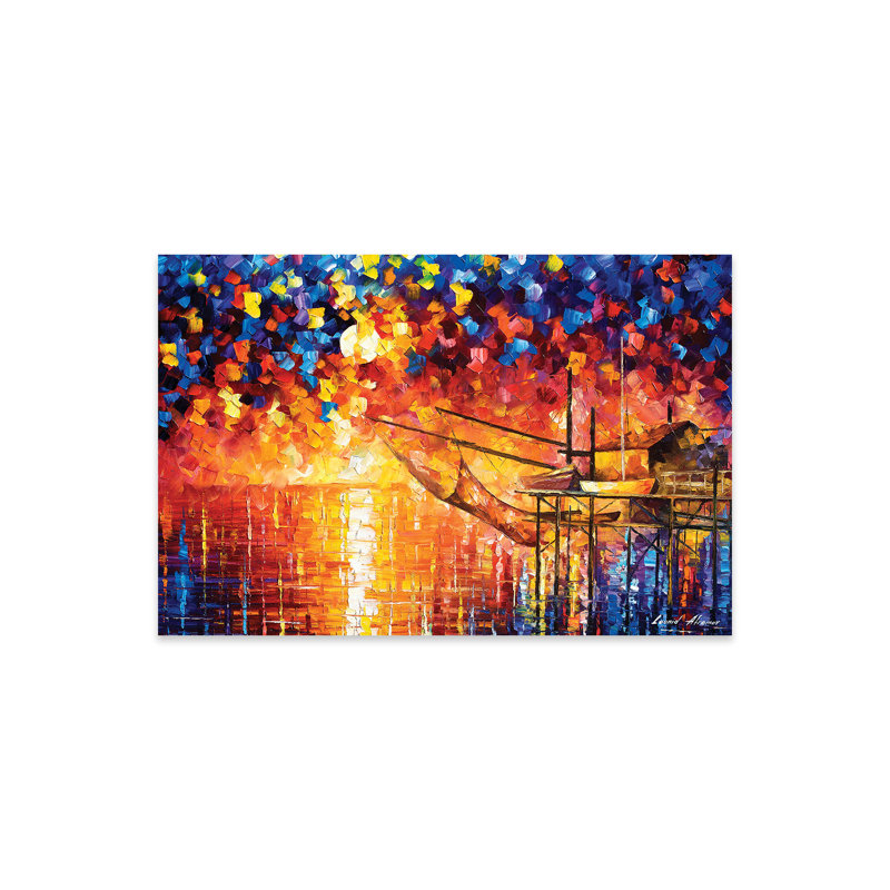 Quai en bois par Leonid Afremov