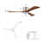 52" Ceiling Fan With Lights Remote Control