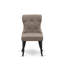 13-piece Modern Dining Room Table Set a Kitchen Table and 12 coffee Linen Fabric Dining Chair, Wire Brushed Black-1849863128-1862995454-1849863129