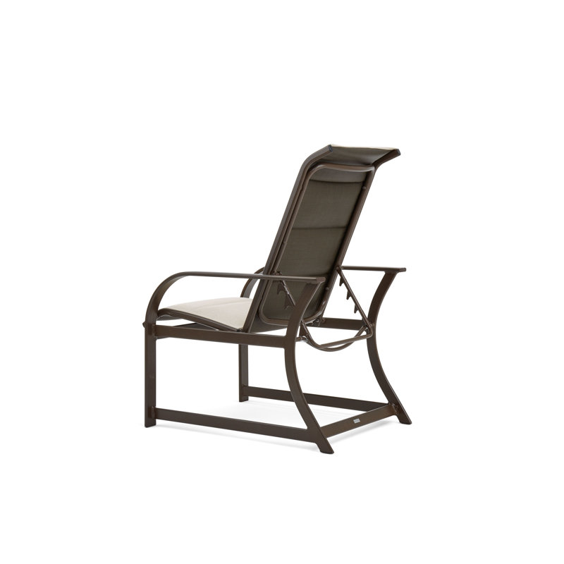 Key West Padded Sling Outdoor Lounge Chair