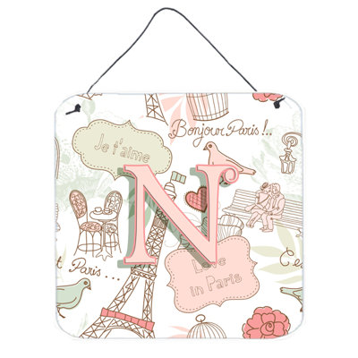 « love in paris », impression sur plaque