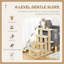 Pet Stairs with 4-step Stair Scratching Posts Platforms Toy Ball