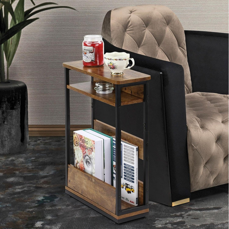 19 cm W Bedside Table