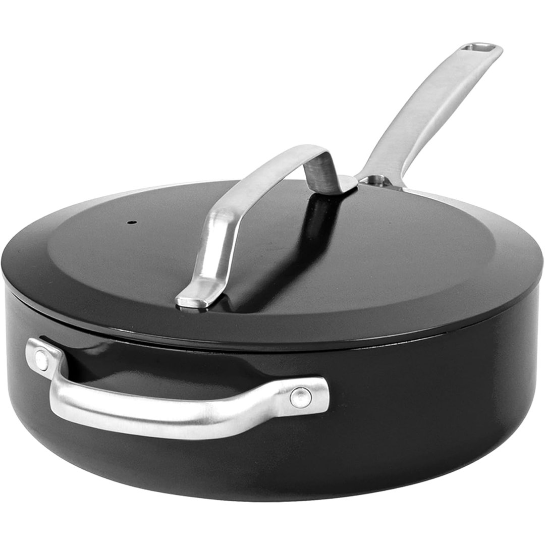Gotham Steel Modern 4 Qt Nonstick Saute Pan With Lid Gotham Steel 