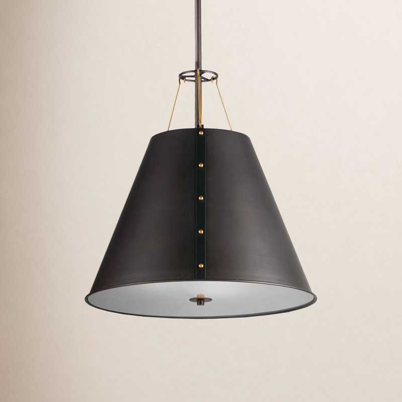 Luminaire suspendu conique à 1 lumière Priyank