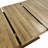 Vintage Wood Grain Extendable Rectangular Dining Table With Black Frame, Adjustable Length 160-200CM For 6-10 People-454807308