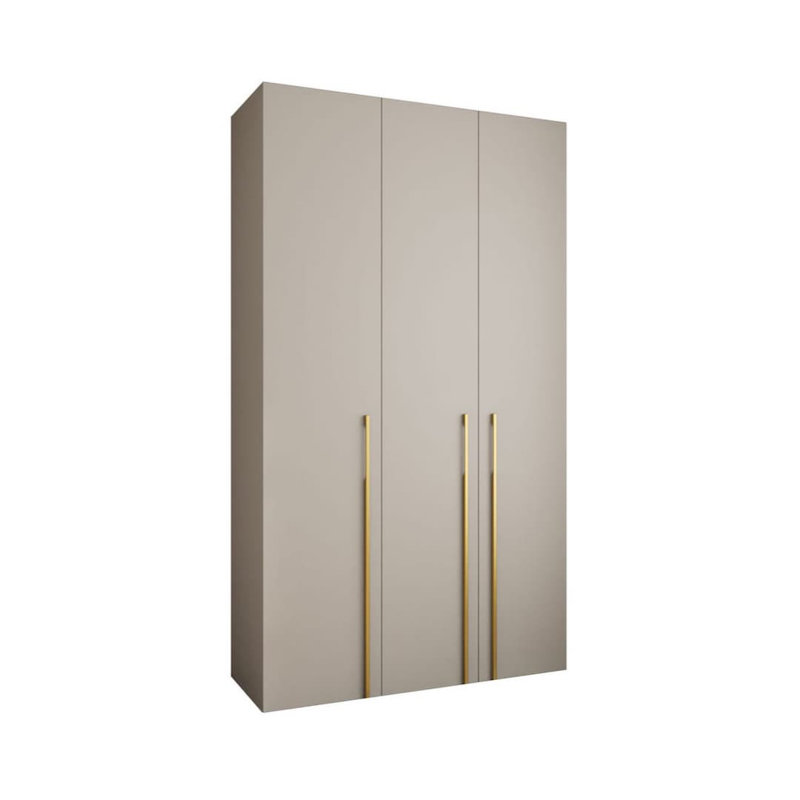 Manufactured Wood Wardrobe, 246cm H x 140cm W x 50cm D