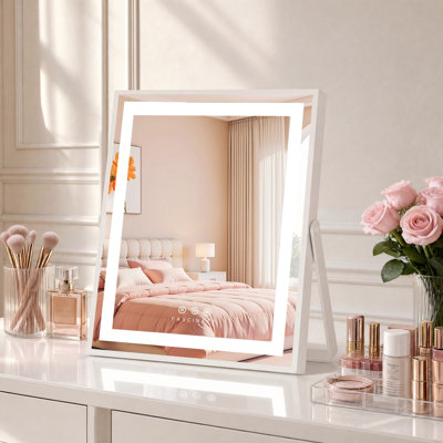 Miroir de maquillage de table Hollywood