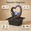 Fontaine de table en cascade Spinning Orb Rock