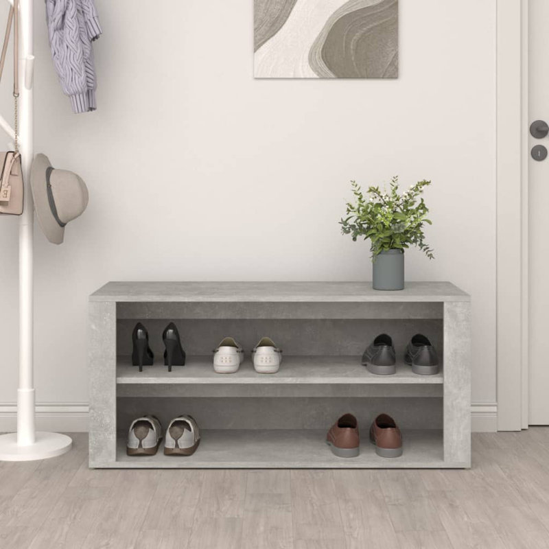 8 Pair Shoe Storage, Grey