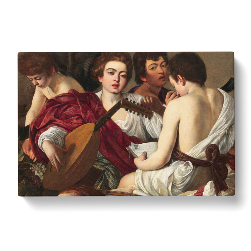 Music by Caravaggio - Wrapped Canvas, 50cm H x 76cm W x 3cm D