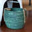 3 Piece Green Wicker Basket Set