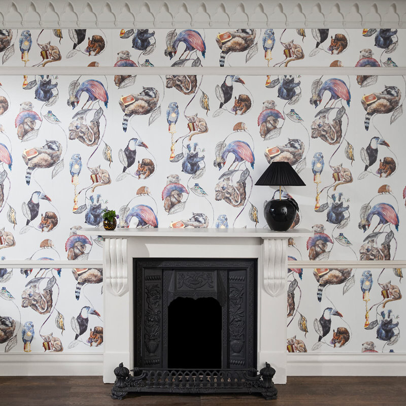 Hackney Empire Wallpaper, White