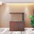 Simple Rectangular Silver Brown Aquarium Tank