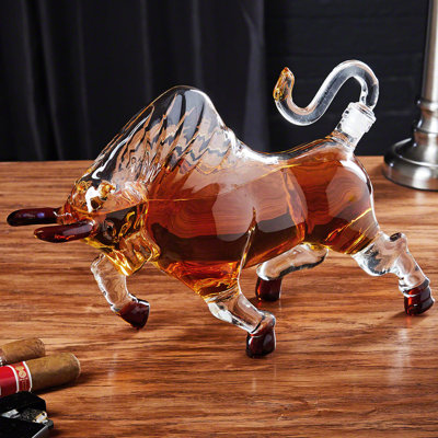 Bostobrick 36oz. Glass Whiskey Decanter