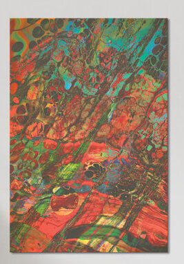 «Nourrissez votre tête III», impression sur toile, H 12 po x l 8 po x P 0,75 po, Toile tendue, Pas de tapis