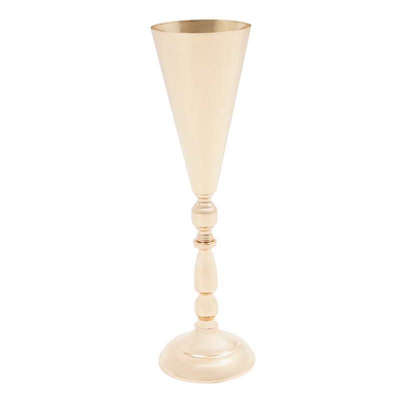 Ensemble de 6 vases trompette à fleurs, vases décoratifs de table, Argent