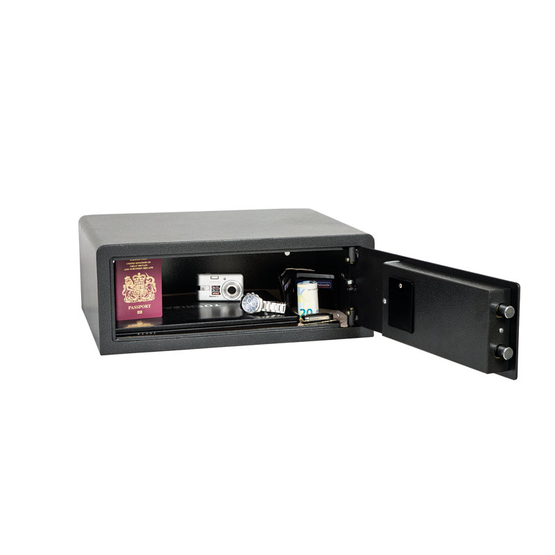 Dione Security Safe Lock, Graphite Grey, 20cm H x 52cm W x 40.5cm D