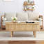 39.37'' W Oval Lift Top Coffee Table With Storage-1667876210
