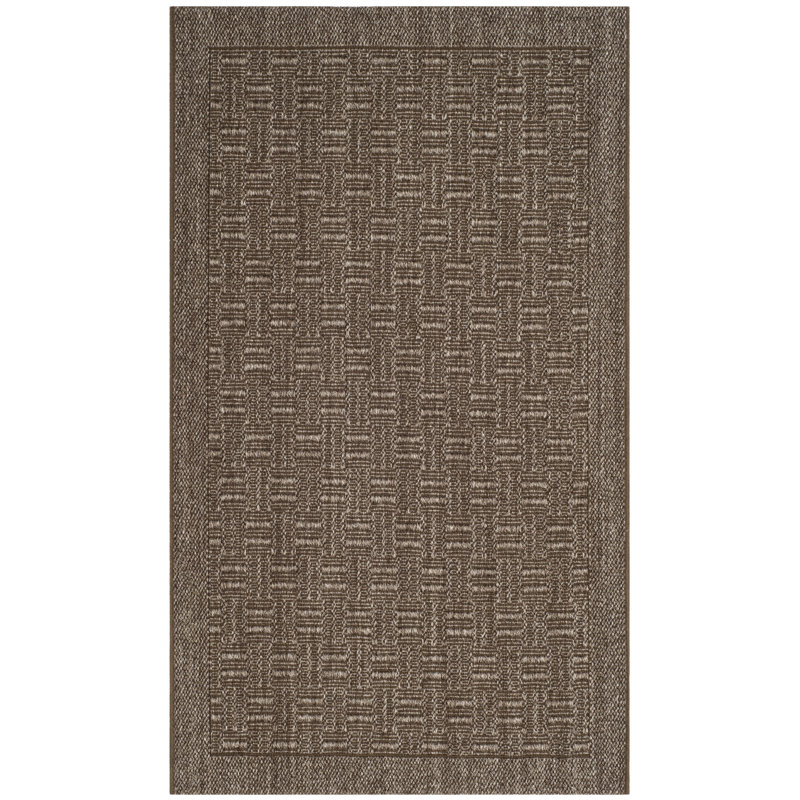 Tapis en sisal et en jute à tissage jacquard Nigella, Rectangle 2 pi x 3 pi