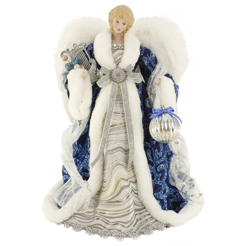 Ange bleu brillant 14 po