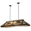 Luminaire suspendu 9 lumières orignal et ours noir