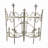 Durable Iron Trellises With Antique White Finish For Garden Decor