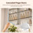 30'' W x 26'' H Surface Frameless Medicine Cabinet with Mirror and 2 Adjustable Shelves