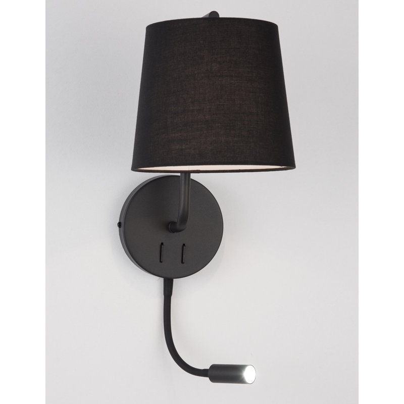 LED Armed Sconce, Black