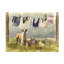Animaux, animaux, Trudi Simmonds, jour de lavage sur toile-90733617