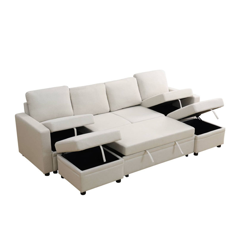 Canapé-lit modulaire convertible 5 pièces Aurelia