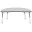 Table d'activité 48 "x 72" avec moulures en T et pieds réglables-122266762-99077991