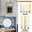 Appliques murales en verre doré-395214785-395214813