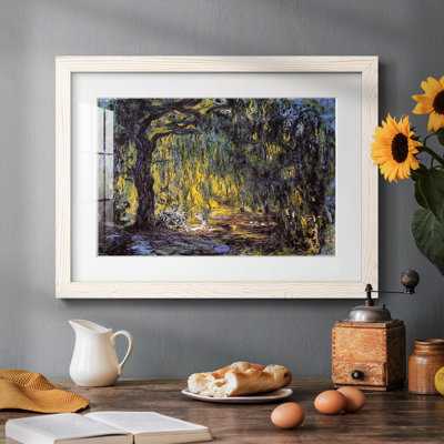 Weeping Willow 2, 1918 - Matted and Framed Under Acrylic Glass, Large Living Room Wall Art