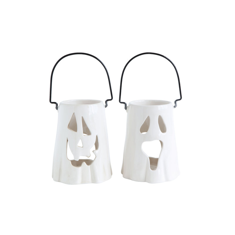 2 Piece Tabletop Lantern Set
