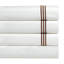 Ensemble de draps brodés en percale 100% coton à densité de tissage 300 fils Pointehaven-685441554-691720275