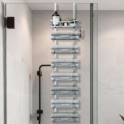 No Drill 8-Tier Over-the-Door Towel Rack