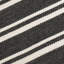Palma 2x3 Hand Woven Performance Stripe Charcoal Fabric Rug-1333054952