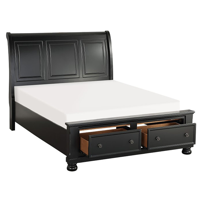 Lit plateforme Dorminey, Grand, Noir