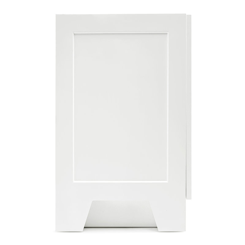 72" Double Bathroom Vanity Base Only, White