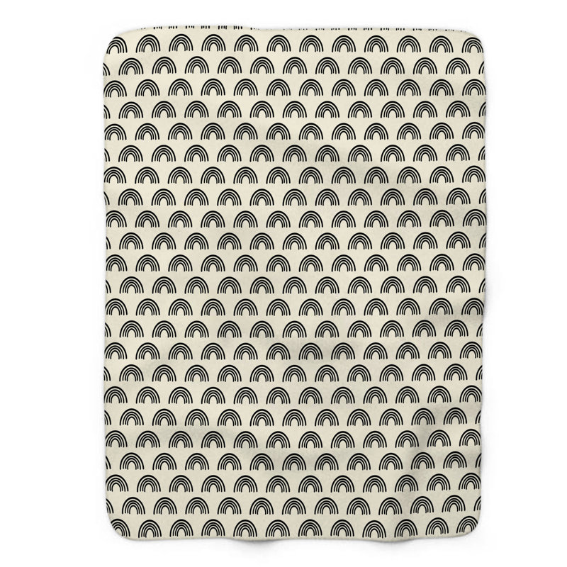 Blocs noirs - couverture Sherpa 1 pièce de qualité supérieure 0073, L 60 po x L 80 po
