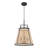 3-Light Handwoven Boho Rattan Pendant Light
