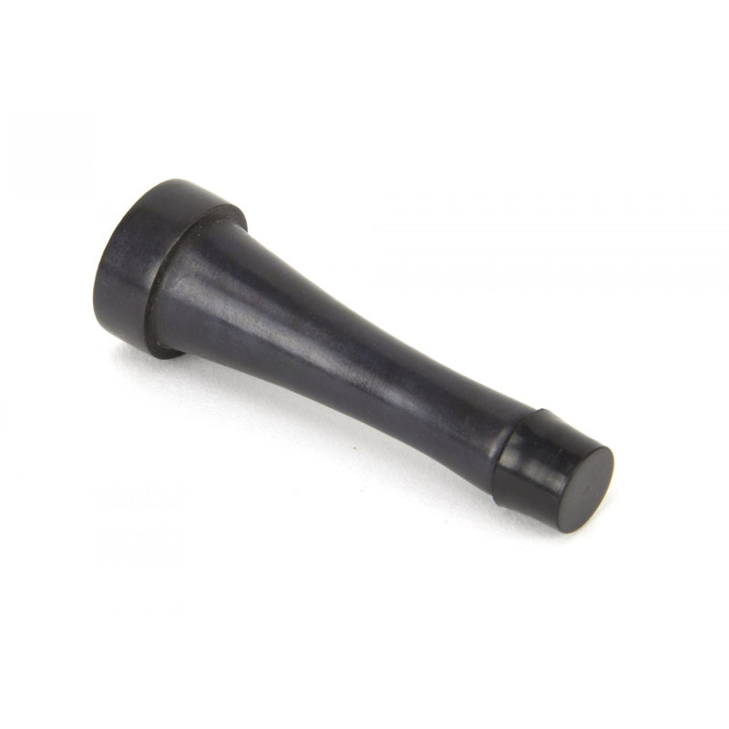 Projection Brass Baseboard Door Stop, Aged Bronze