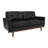 65" Polyester Upholstered Square Arm Loveseat-671078551
