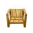 Outdoor Lounge Set - Chair And Ottoman With Removable Cushions-623162026